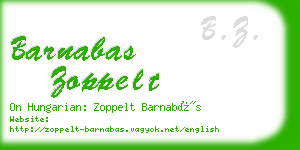 barnabas zoppelt business card